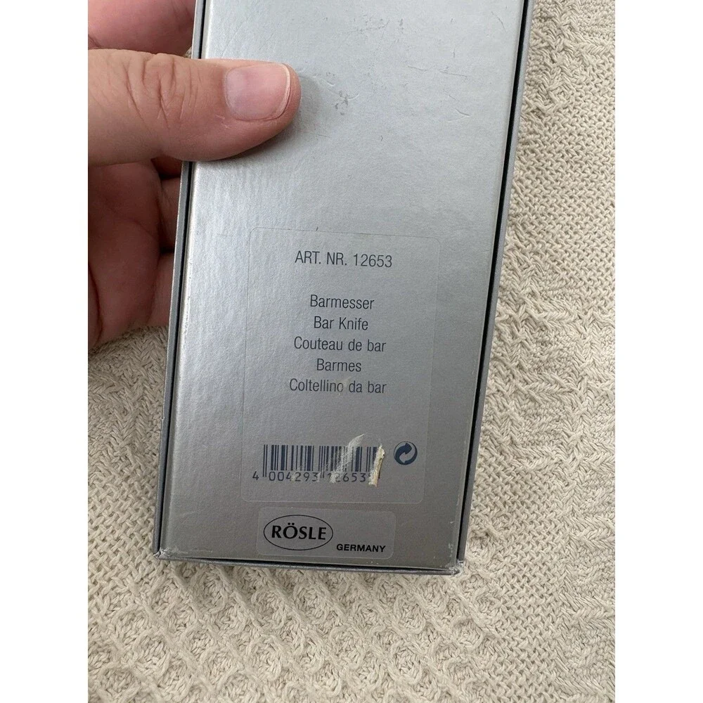 Rosle Bar Cheese Knife - New In box Serrated with prongs